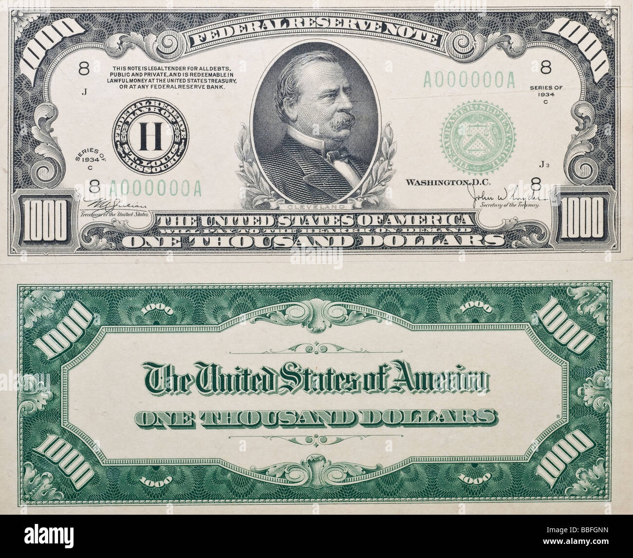 1000 Dollar Bill Hi res Stock Photography And Images Alamy