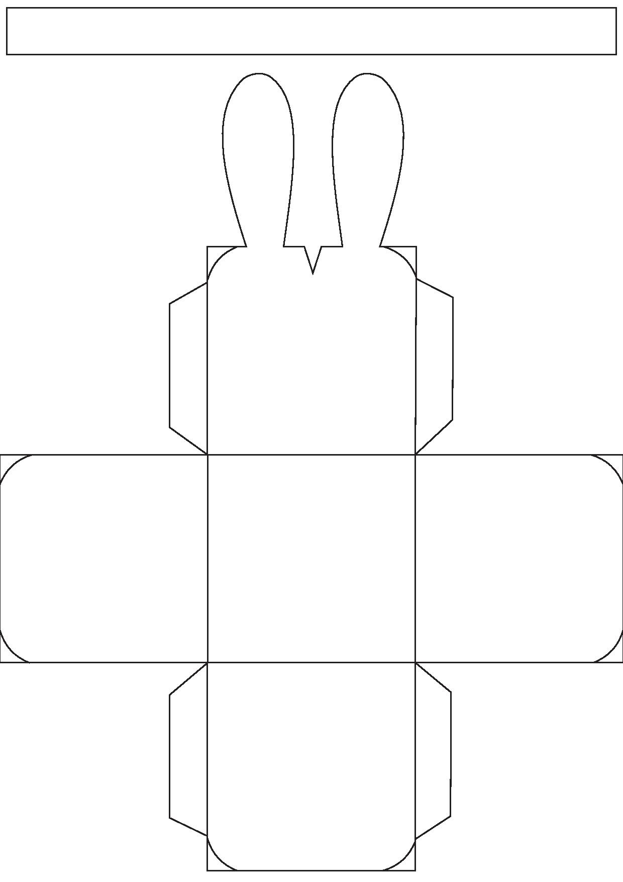 Printable Cut Out Easter Basket Template