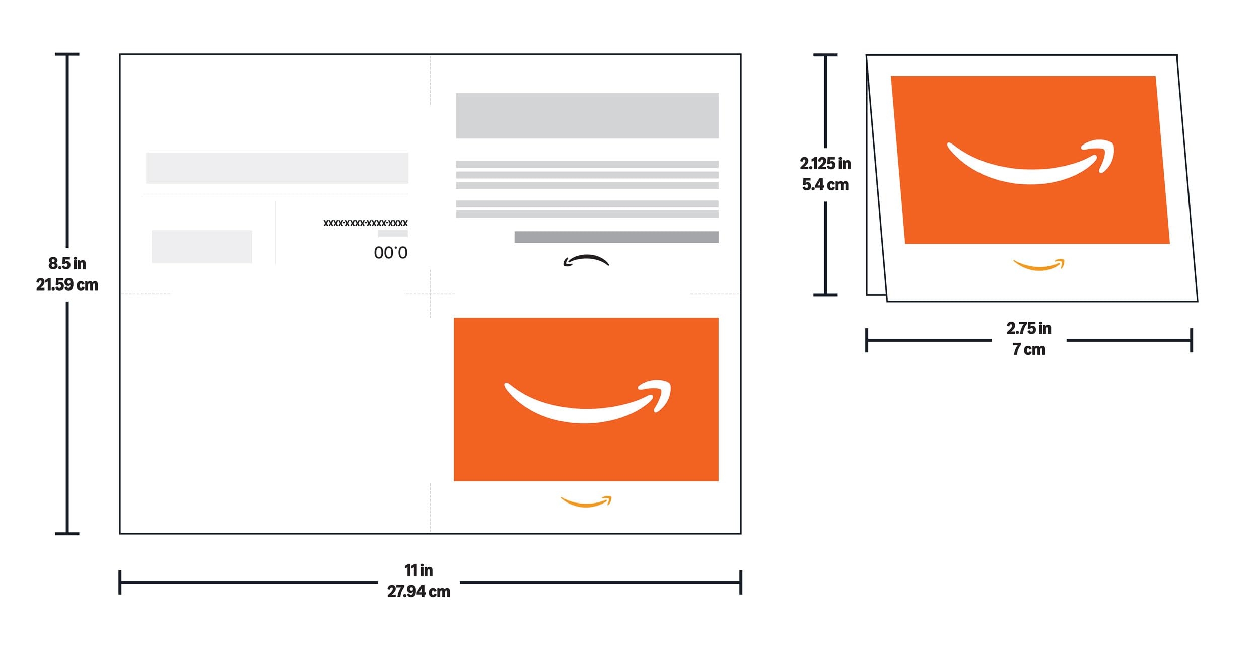 Printable Amazon Gift Card Template