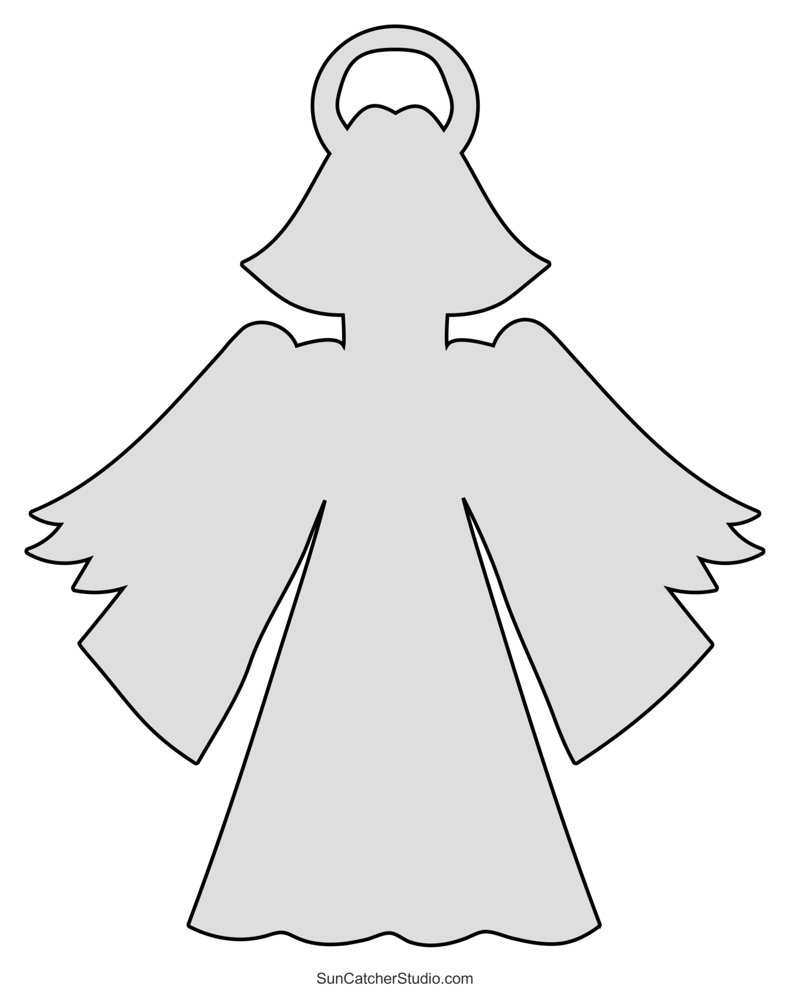 3d Angel Template Printable Free