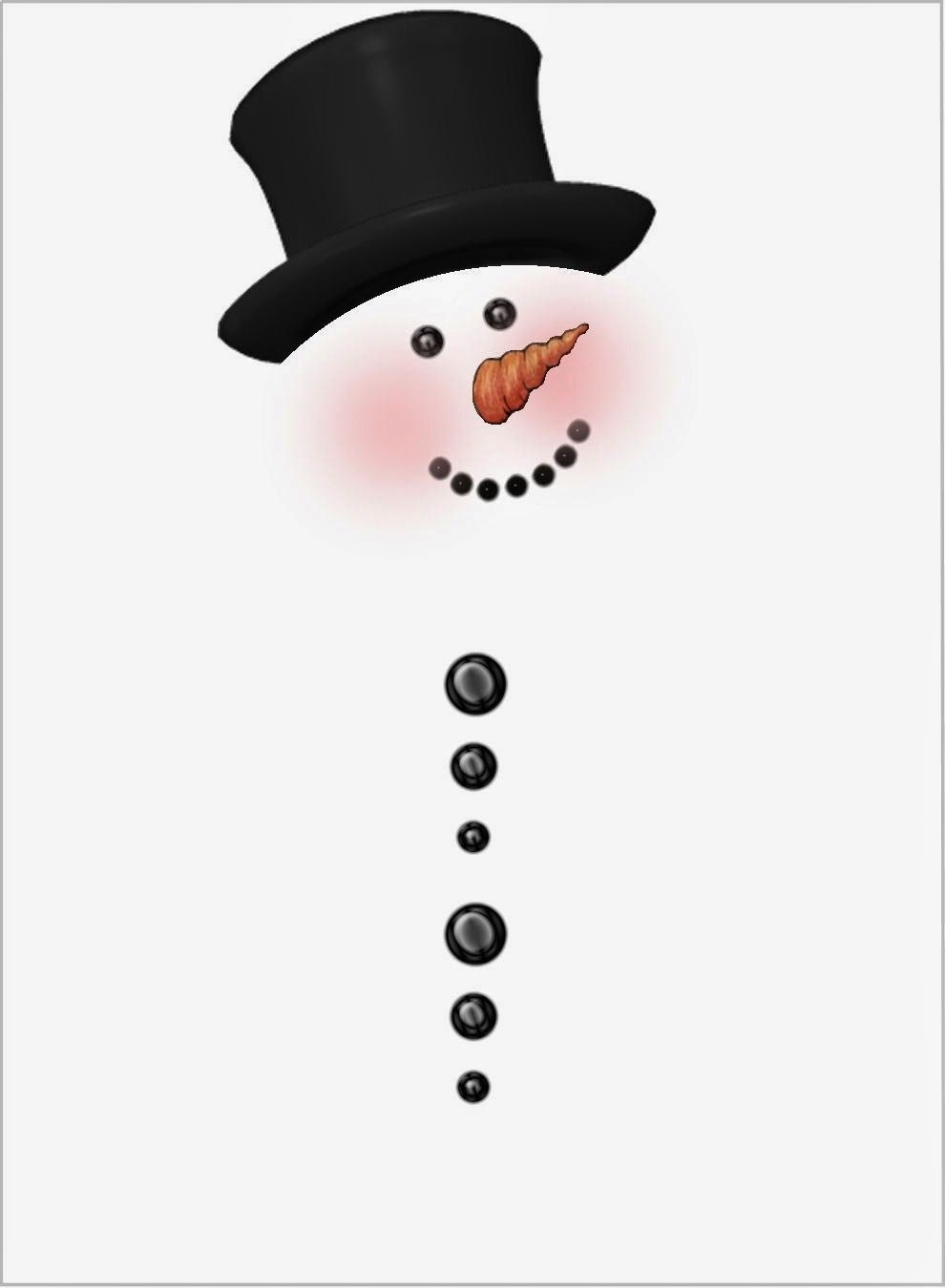 Free Printable Snowman Candy Bar Wrappers Templates
