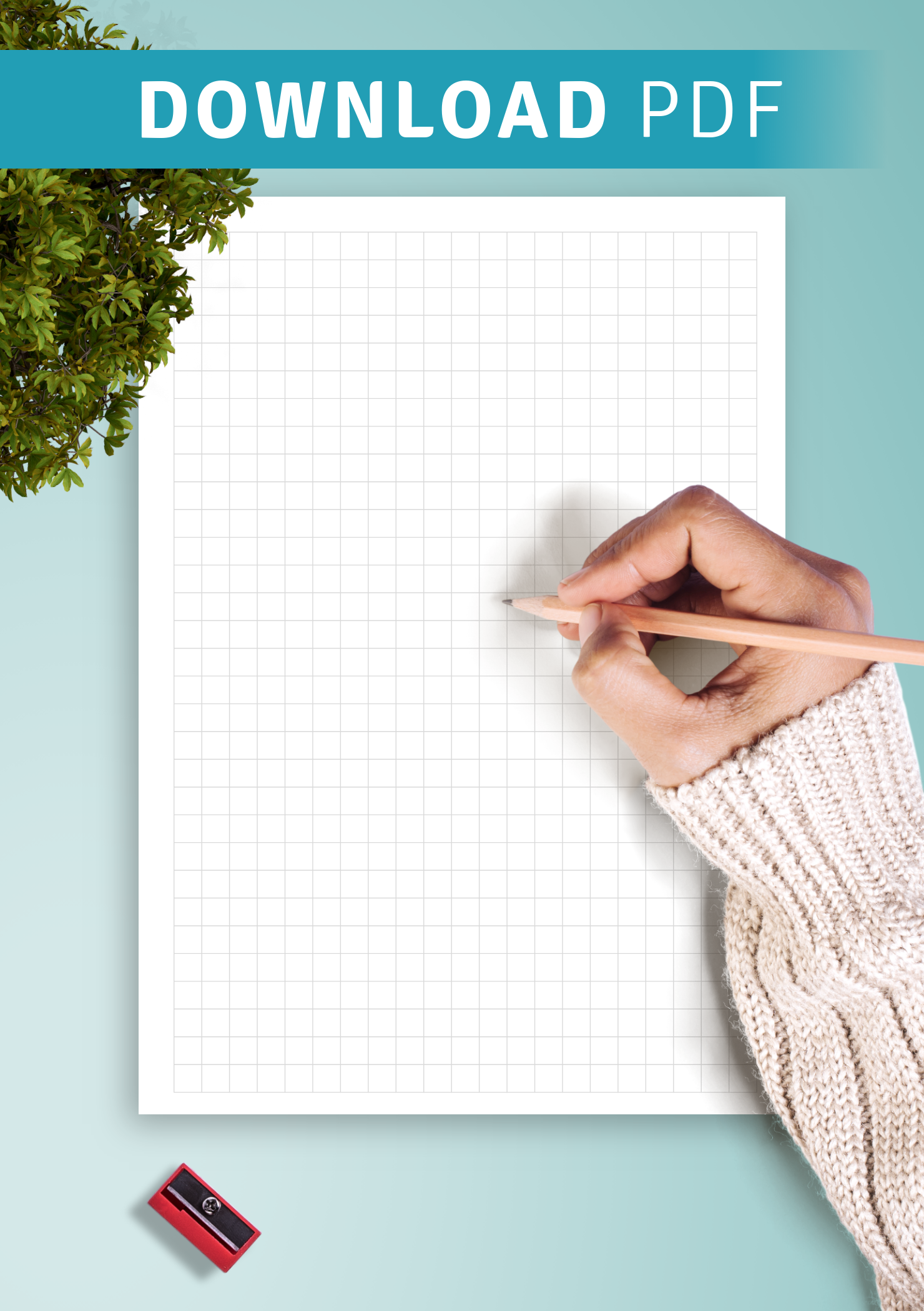 1/4 Graph Paper Template Printable