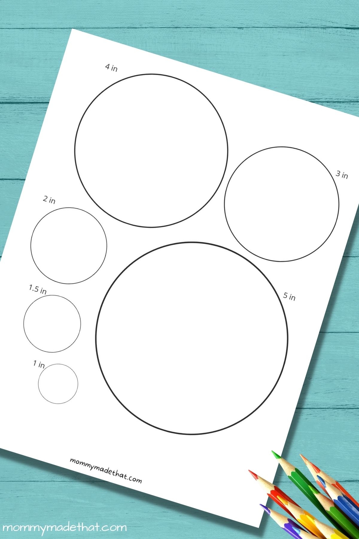 1 2 Inch Circle Template Printable