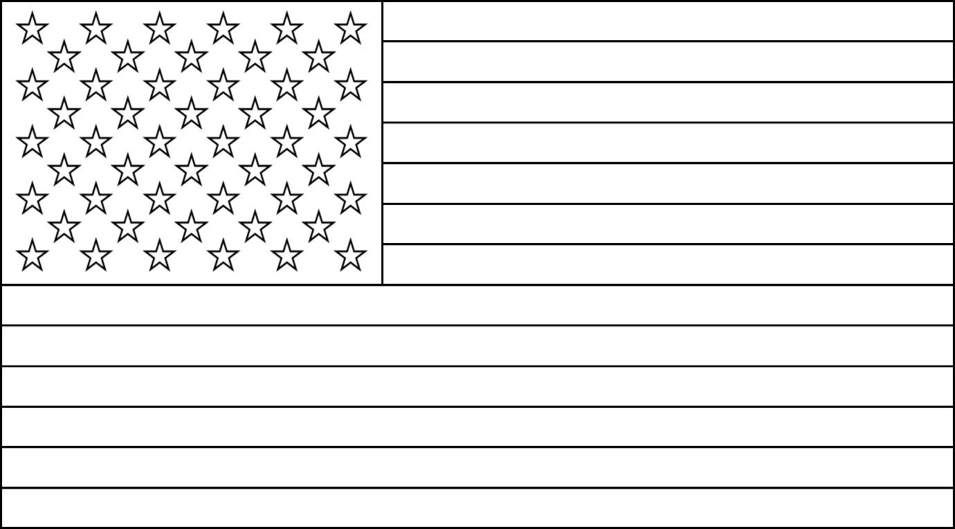 Printable Blank Flag Template