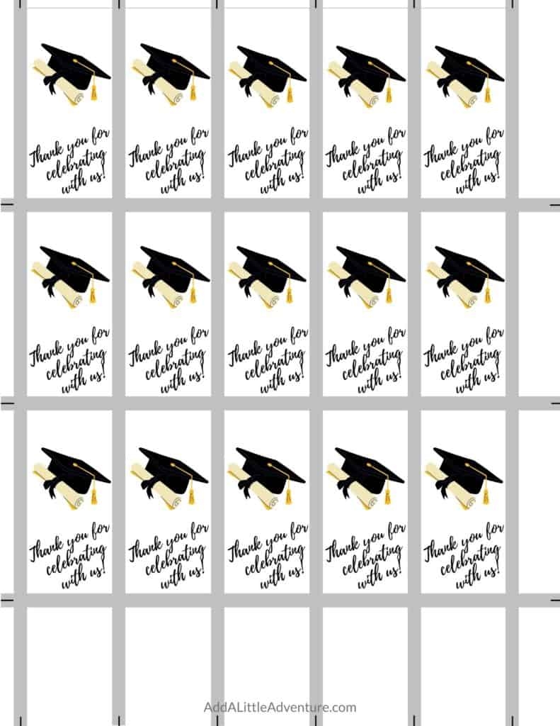 Graduation Candy Bar Wrappers Free Printables Add A Little