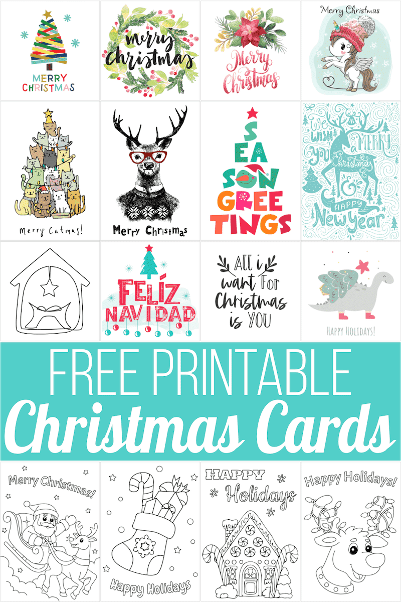 Free Printable Templates For Christmas Cards