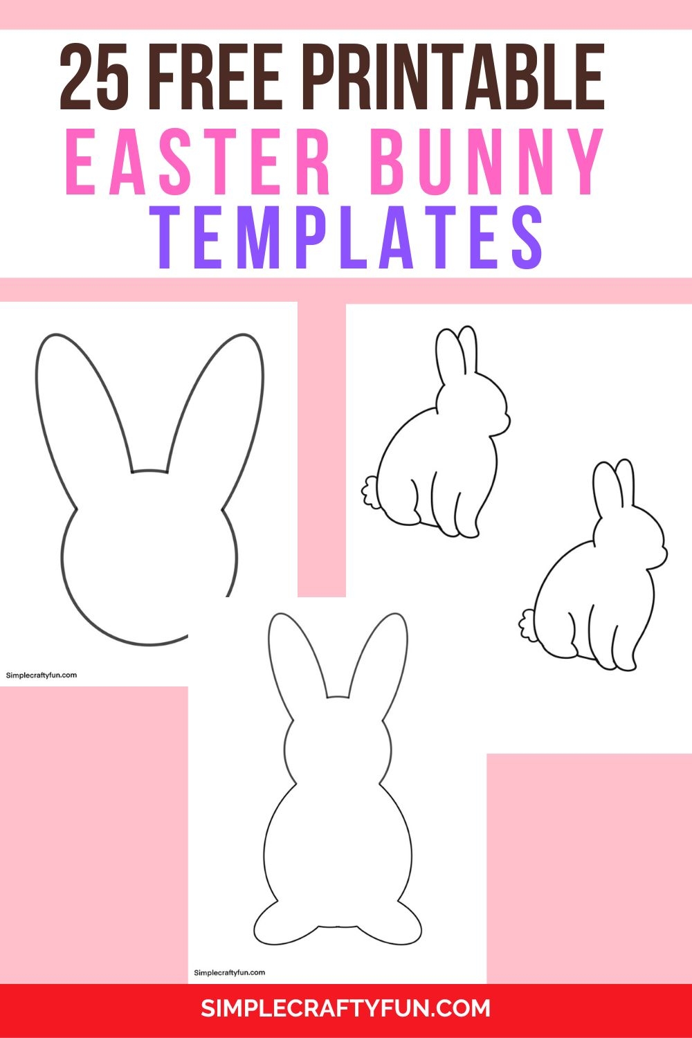 Bunny Card Template Printable