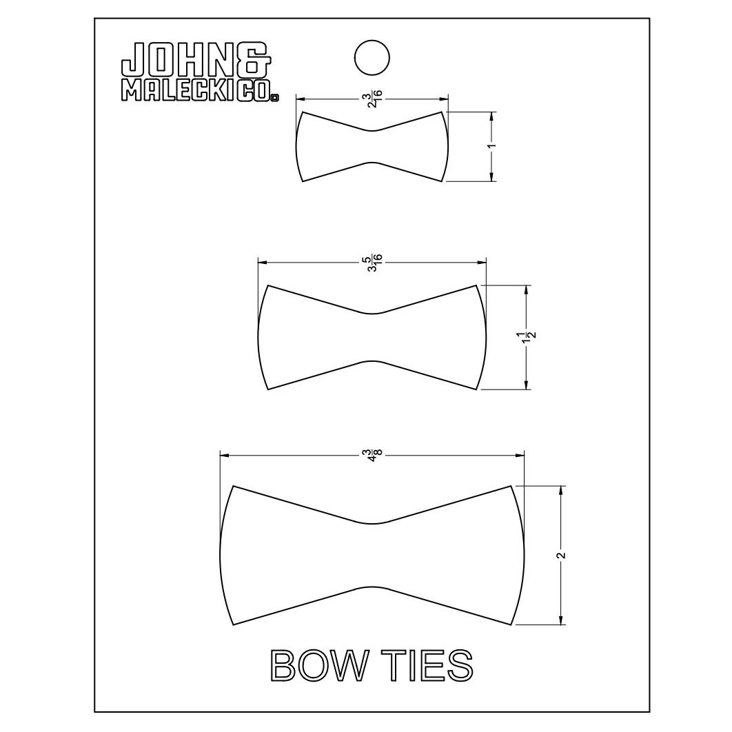 Acrylic Bow Tie Router Template John Malecki Woodworking DIY