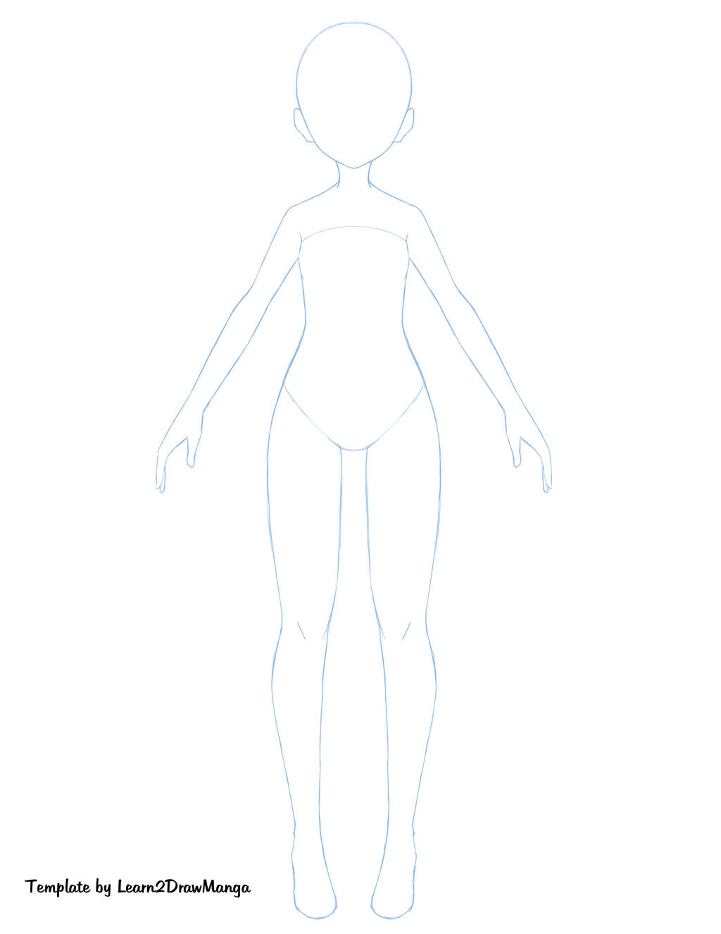 Body Template By Love2DrawManga On DeviantArt