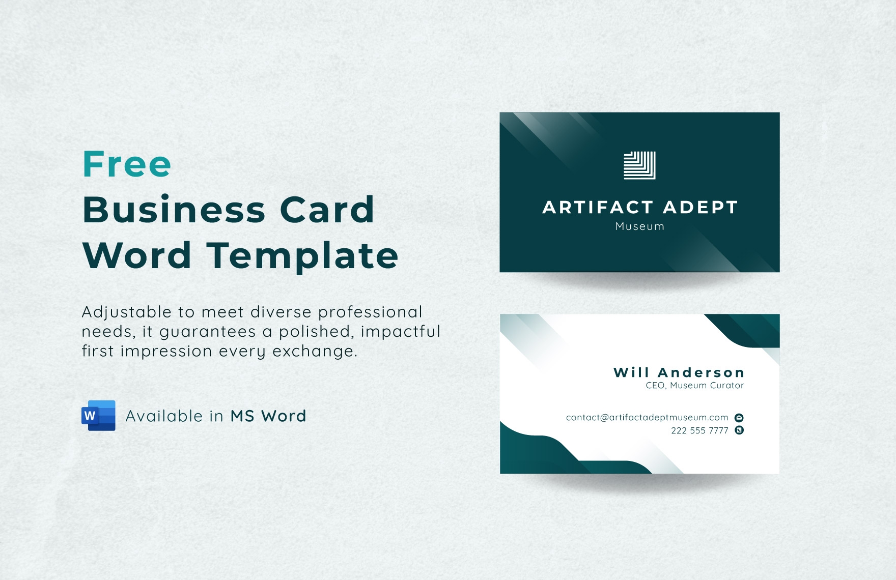 Free Printable Business Cards Templates Word