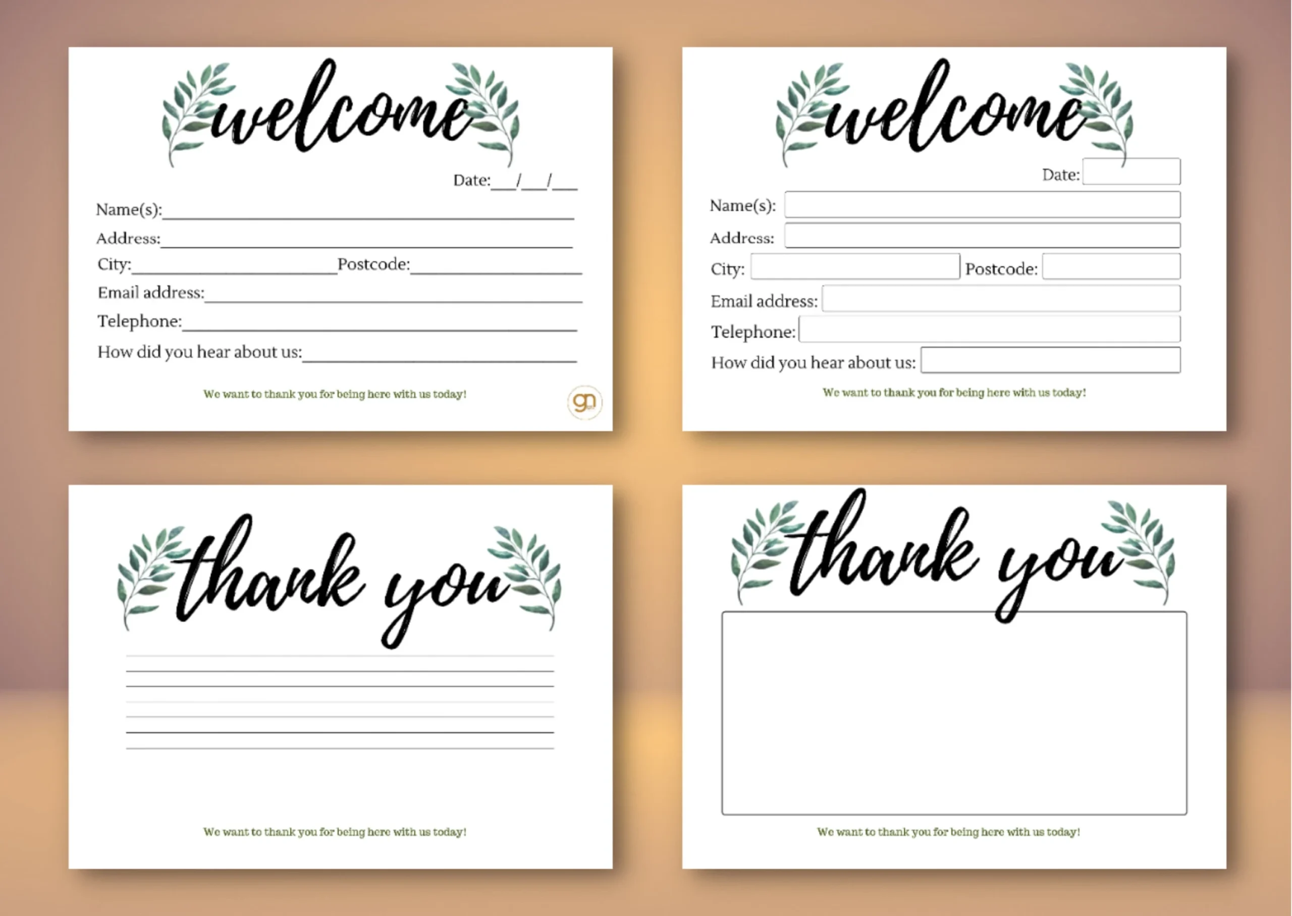 Editable Church Welcome Card Printable Welcome Card For New 