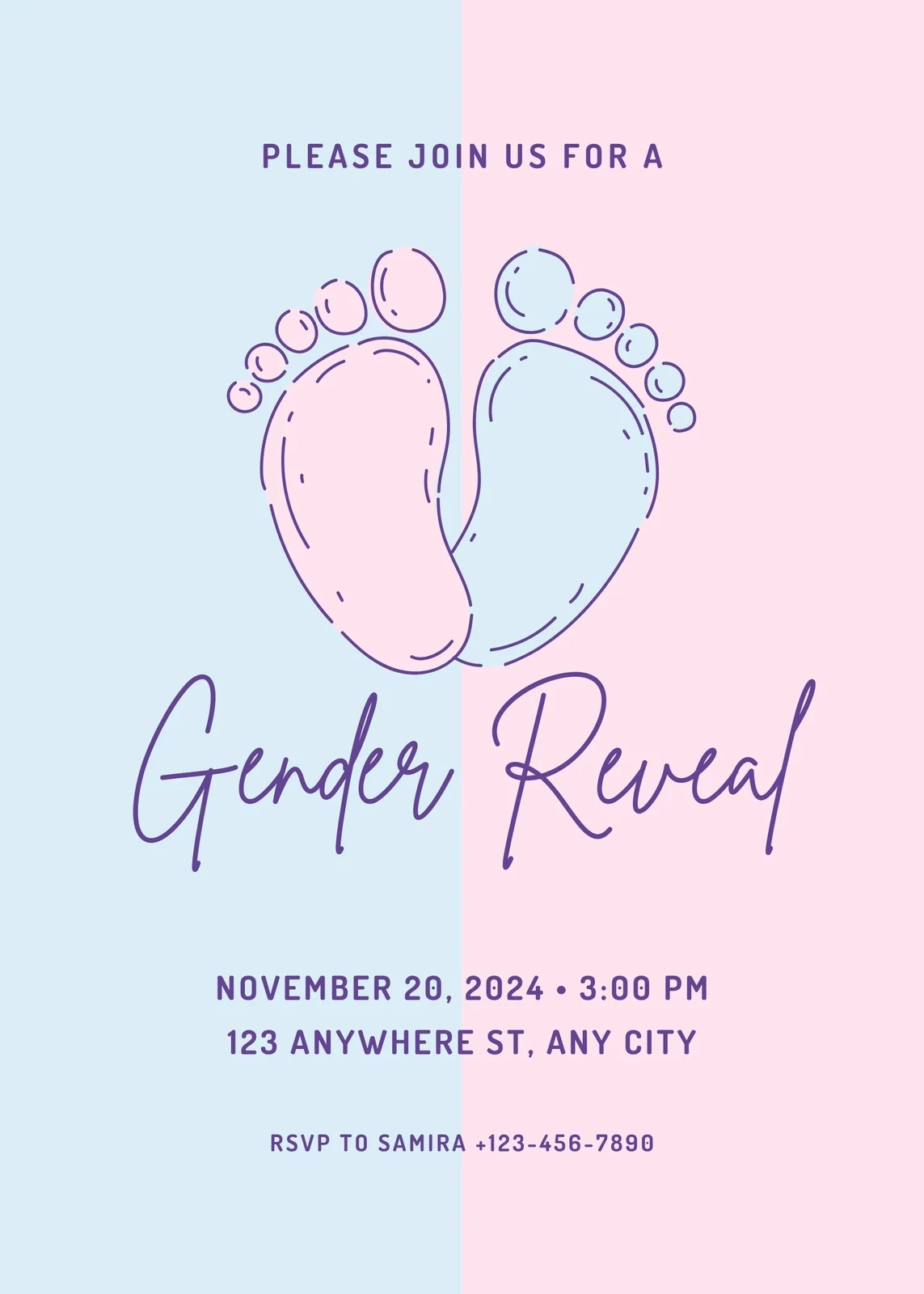 Free Printable Gender Reveal Banner Templates