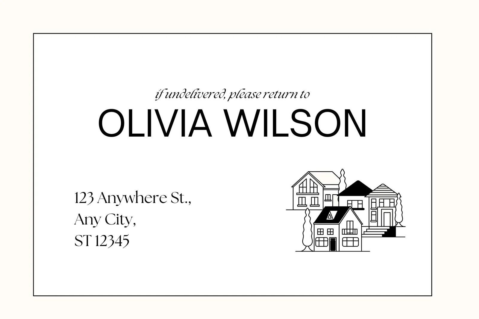 Free And Printable Custom Address Label Templates Canva