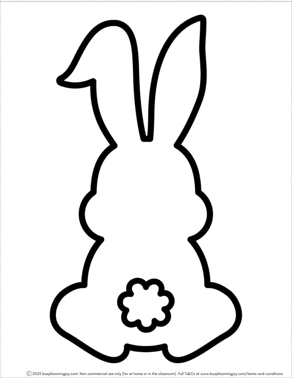 Bunny Printable Template