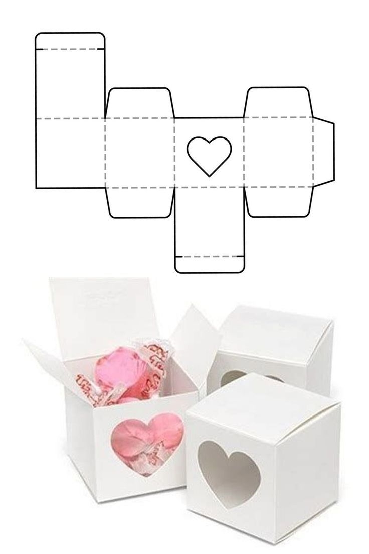 Printable Heart Box Template Printable Heart Box Template