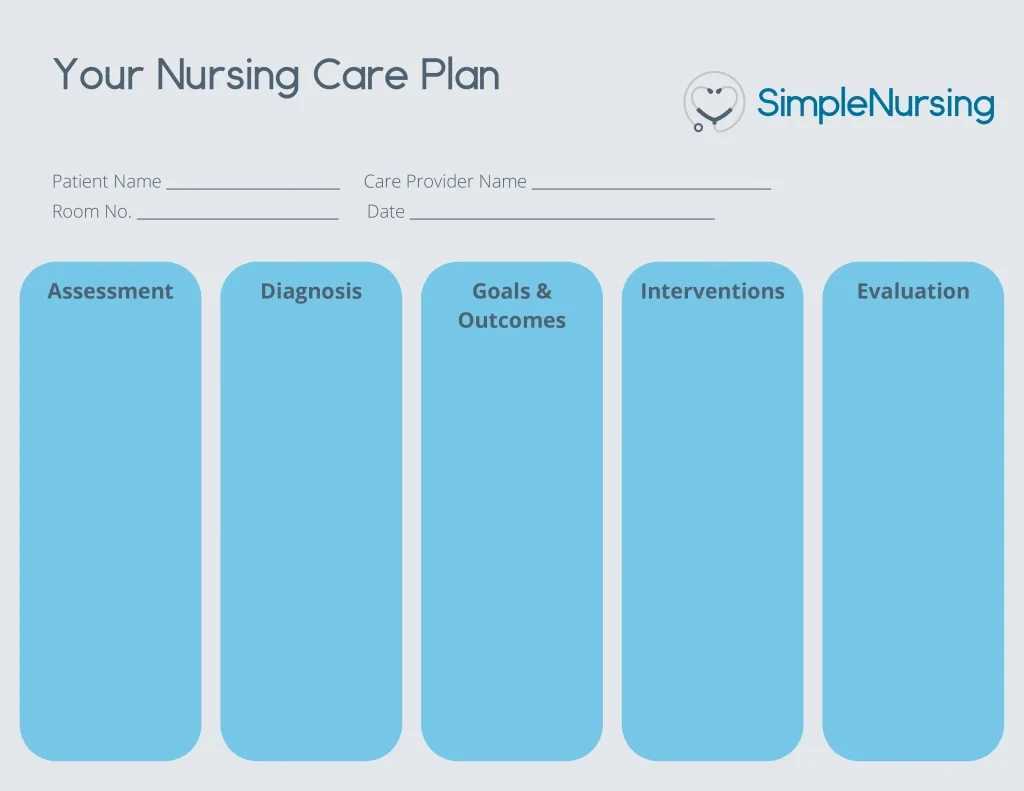 Printable Individual Care Plan Template