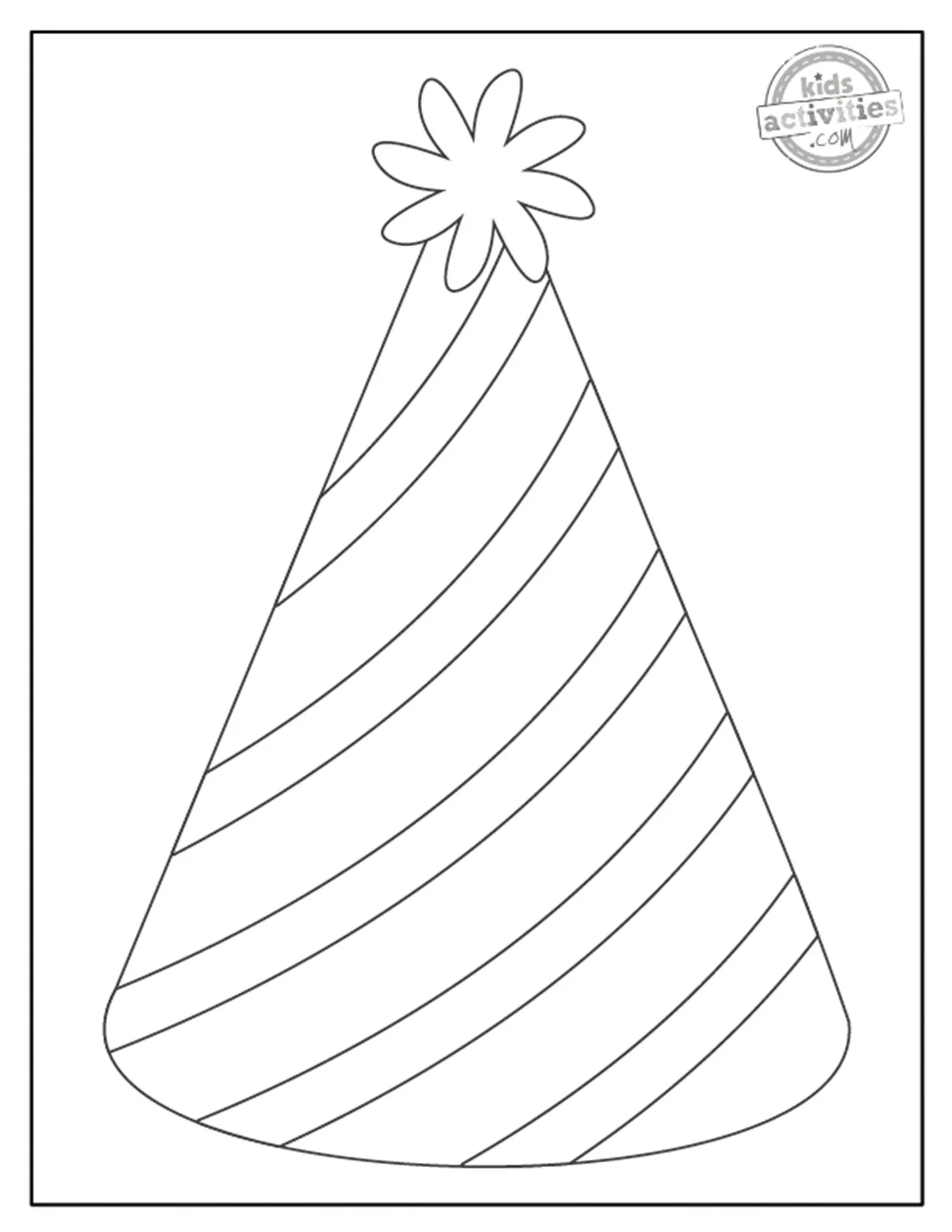 Printable Birthday Hat Template
