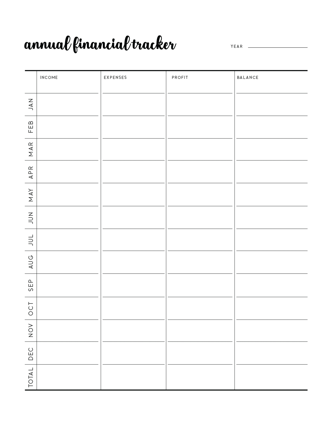 Printable Business Budget Template Free PDF Templates