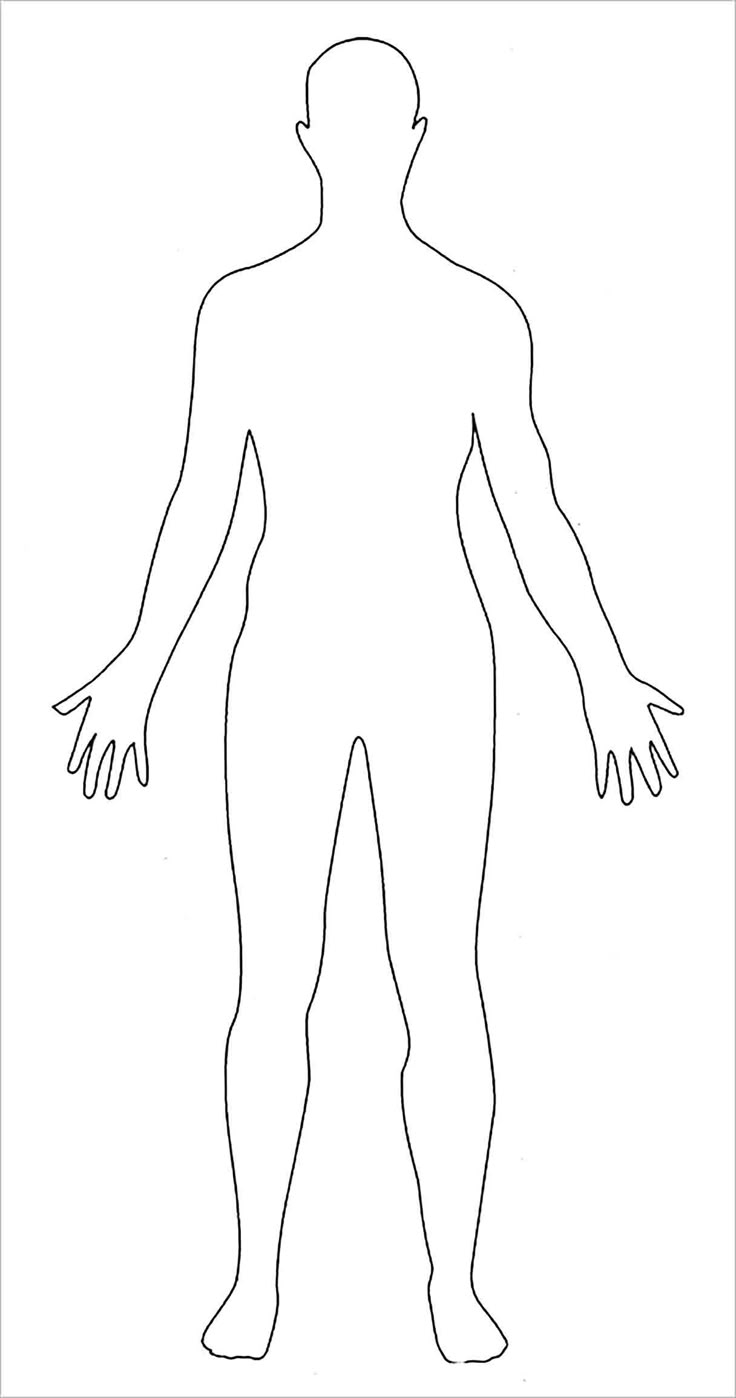 Printable Body Template