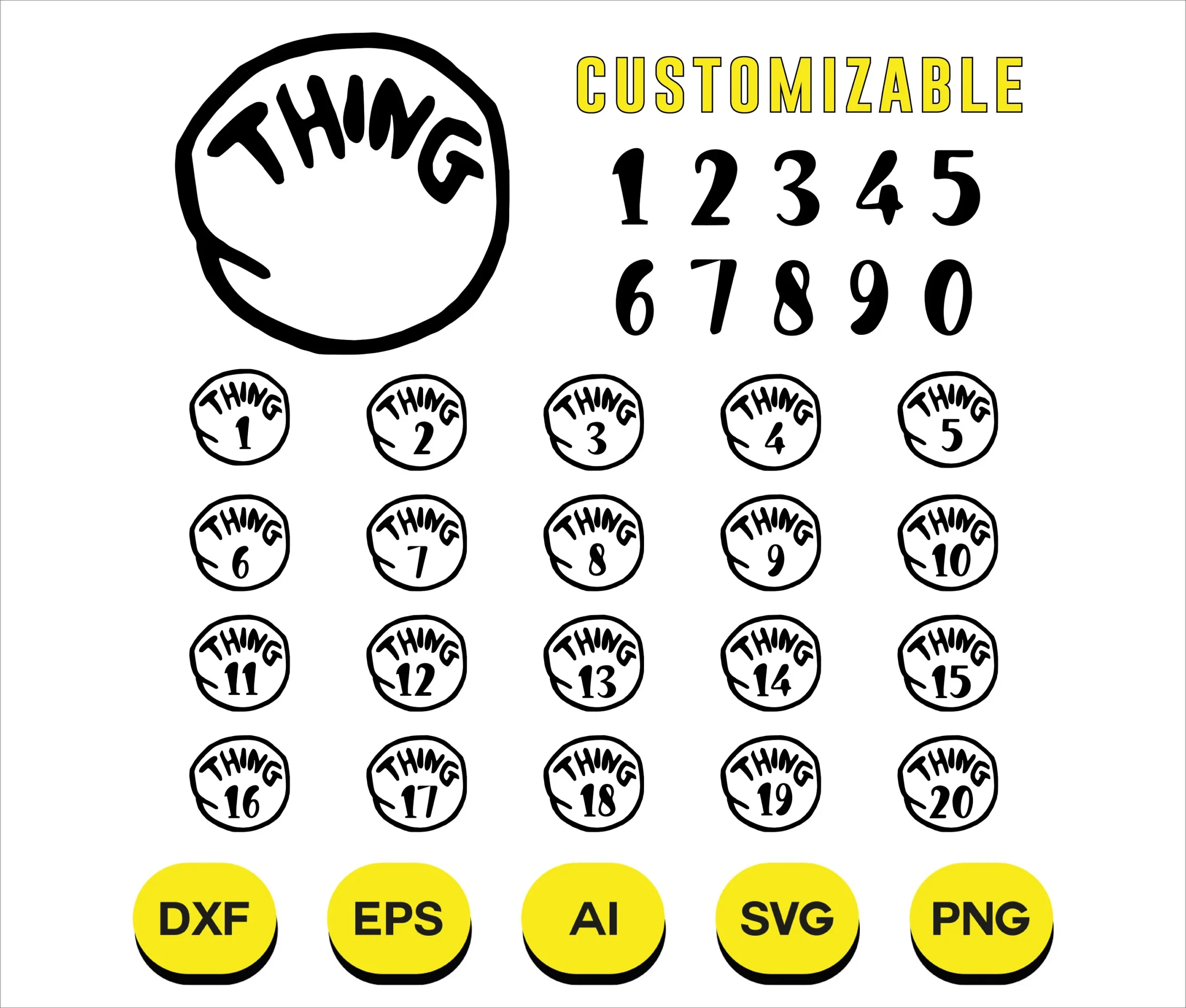 Thing 1 And Thing 2 Template Printable Thing 1 And Thing 2 Template Printable